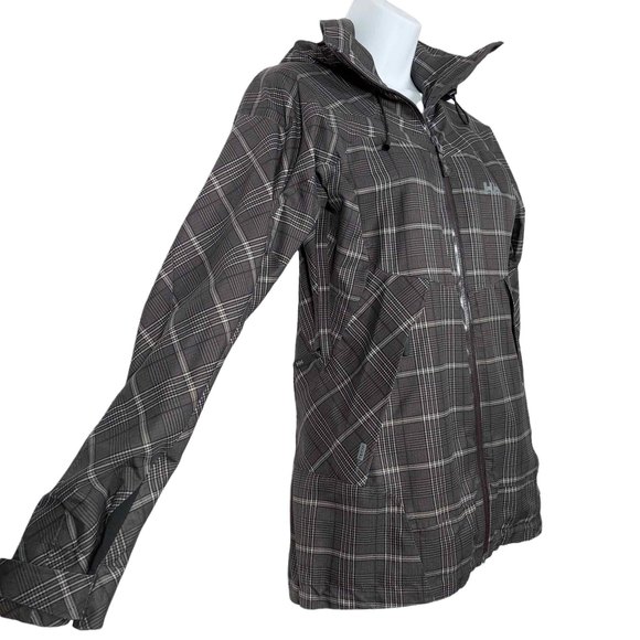 Helly Hansen Jacket Shell Helly Tech Zera Womens Ski Snowboard Hooded Gray Small - Picture 4 of 12